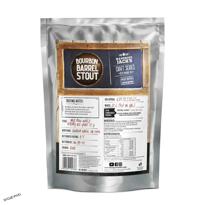 Mangrove Jack´s CS Bourbon Barrel Stout mladinový koncentrát