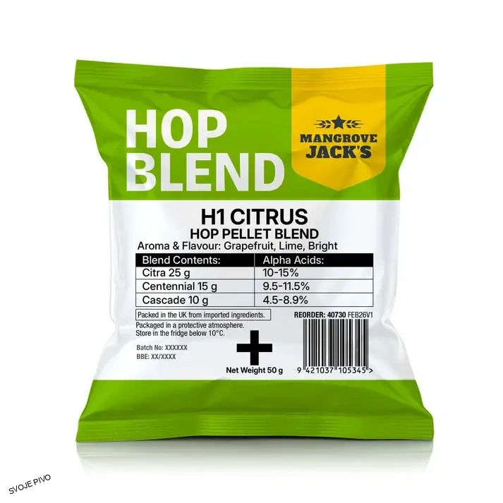 MJ H1 Citrus Hops 50 g - chmeľová zmes