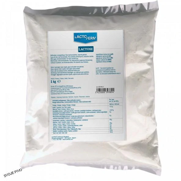 Laktóza - mliečny cukor - 1 kg - cukor na výrobu domáceho piva