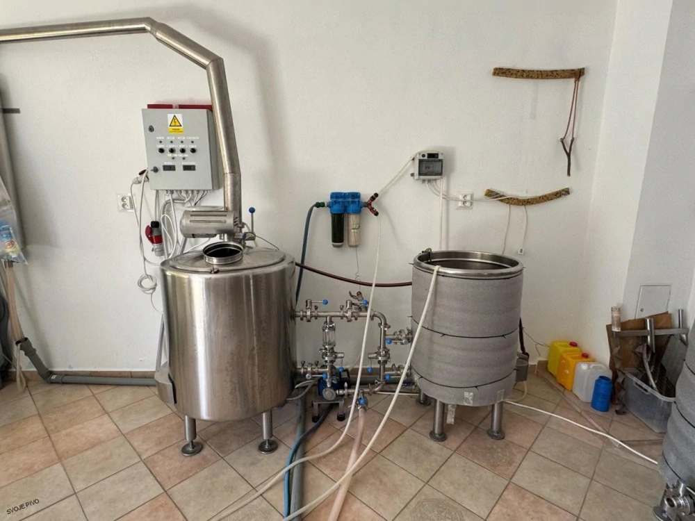 Pivovar 150 l s príslušenstvom - cena dohodou