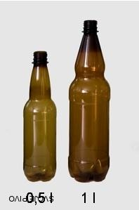 PET fľaša 0,5 litra s uzáverom